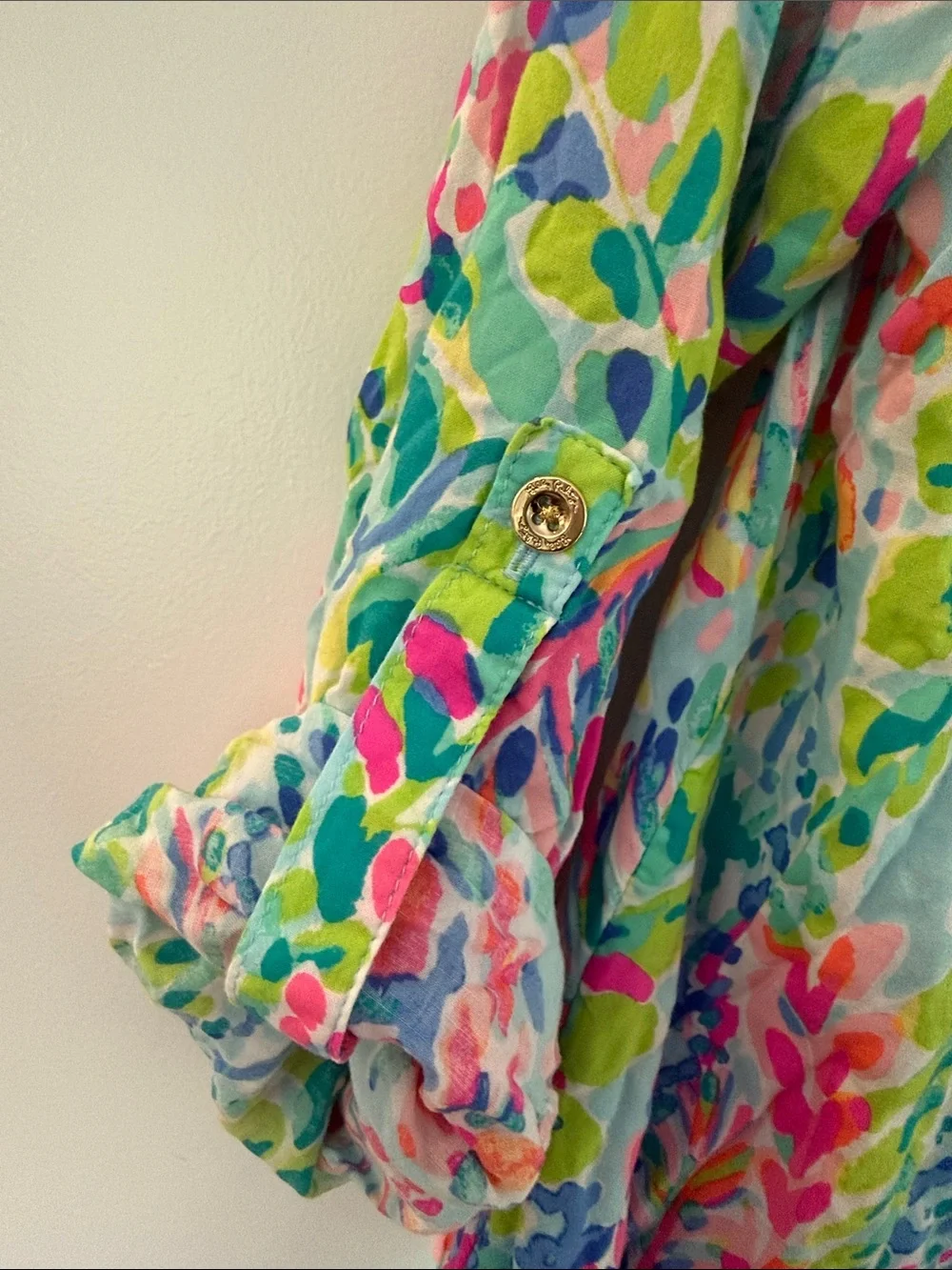 Lilly Pulitzer Neon Floral Cover Up - Picture 5 of 6